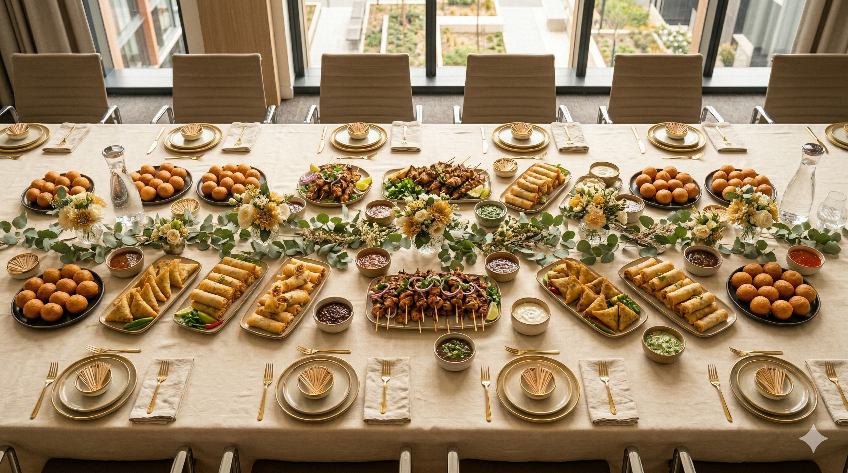 Event catering spread